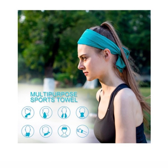 4 Pack Cooling Towel Workout Towels for Gym Sweat Towel - Picture 3 of 8